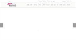 Desktop Screenshot of neobiotechus.com